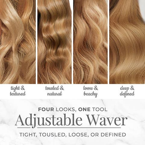 Remington 4-in-1 Adjustable Waver - Deep Waver for Multiple Styles CI19A1AU