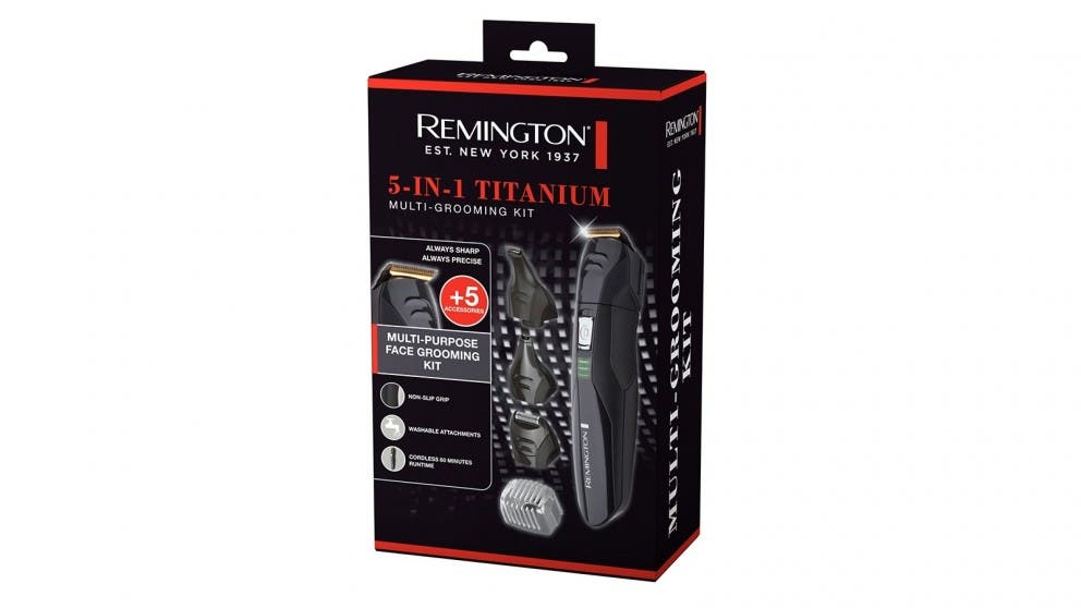 Remington 5-in-1 Titanium Multi-Grooming Kit PG6024AU