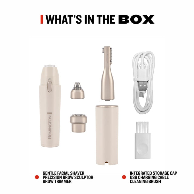 Remington BareMe 3-in-1 Facial Hair Remover WFS310AU
