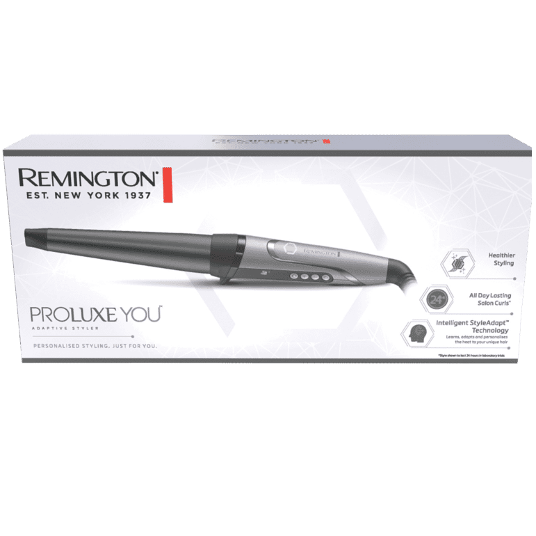 Remington Proluxe You Adaptive Styler 19-32mm Conical Curling Iron CI98X8AU
