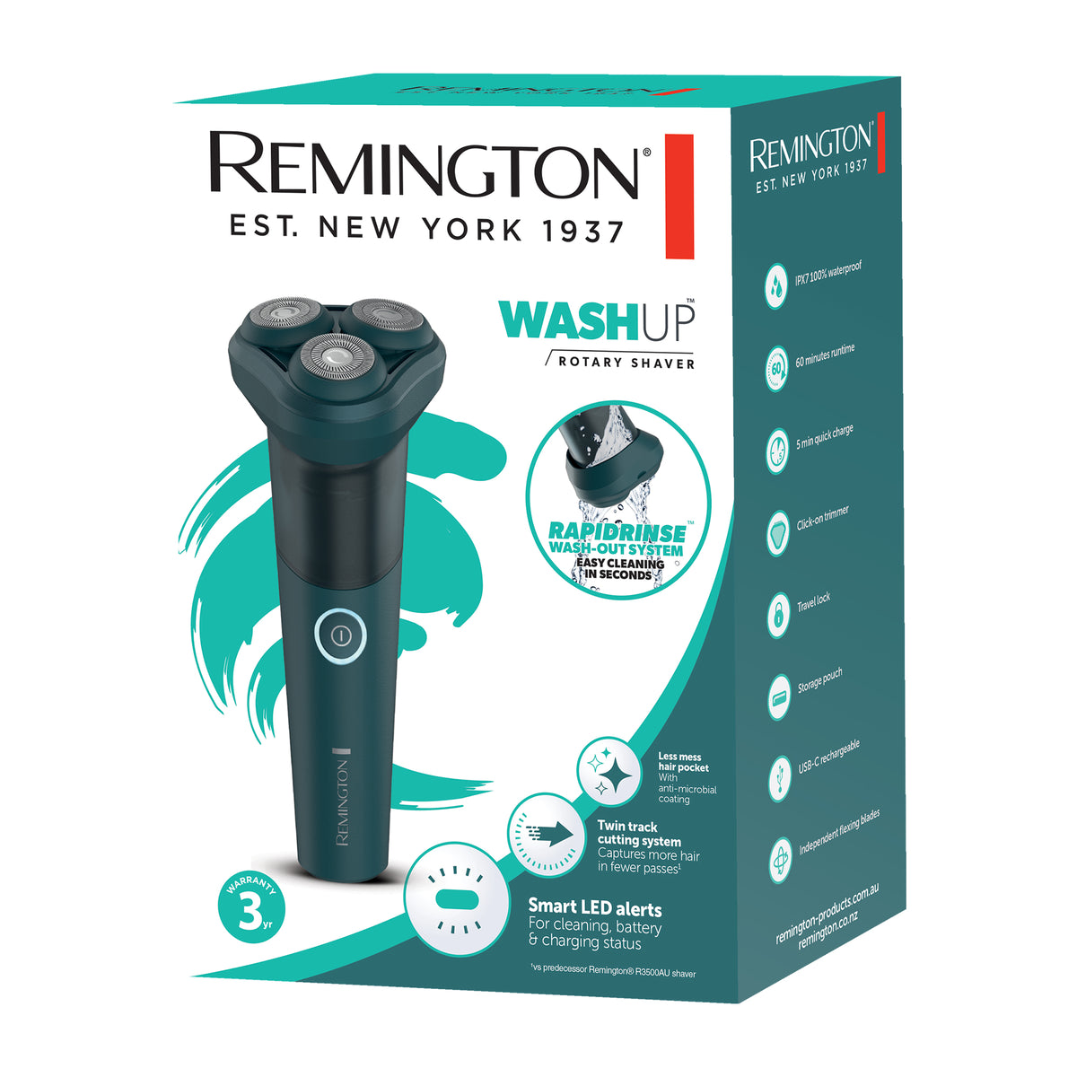 Remington WASHUP Rotary Shaver RC4380AU