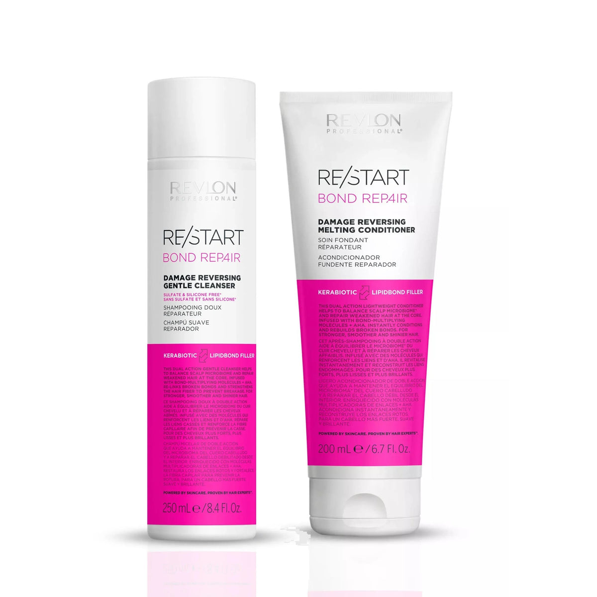 Revlon RE/START Bond Repair Damage Shampoo Cleanser & Conditioner DUO