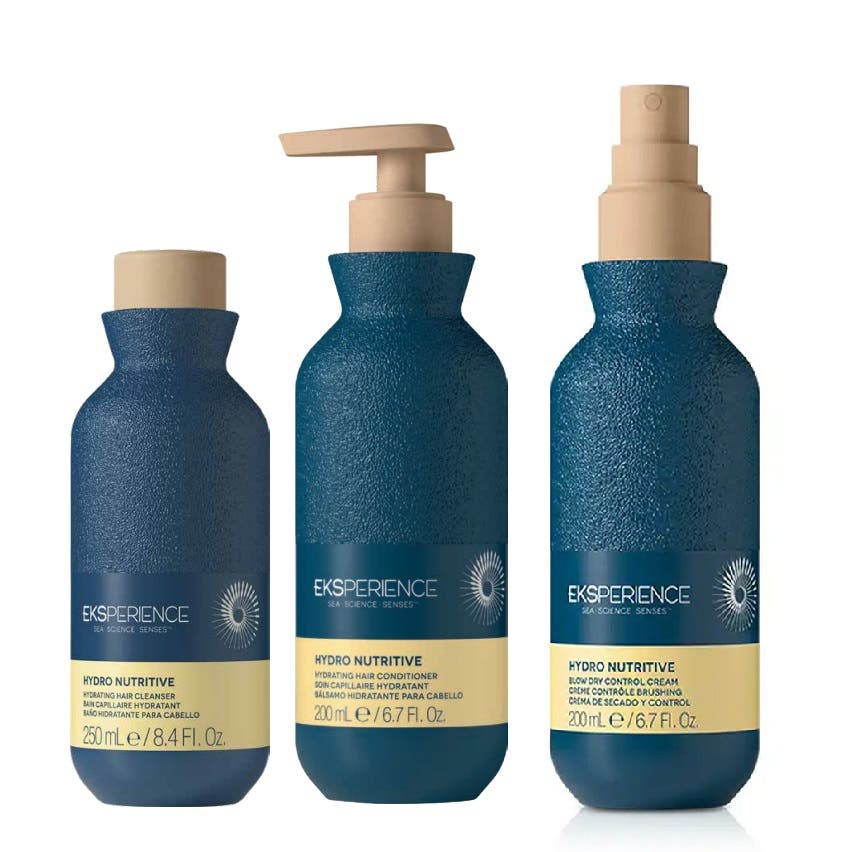 Revlon Professional Eksperience Hydro Nutritive Trio Pack Cleanser, Conditioner & Blow Dry Cream