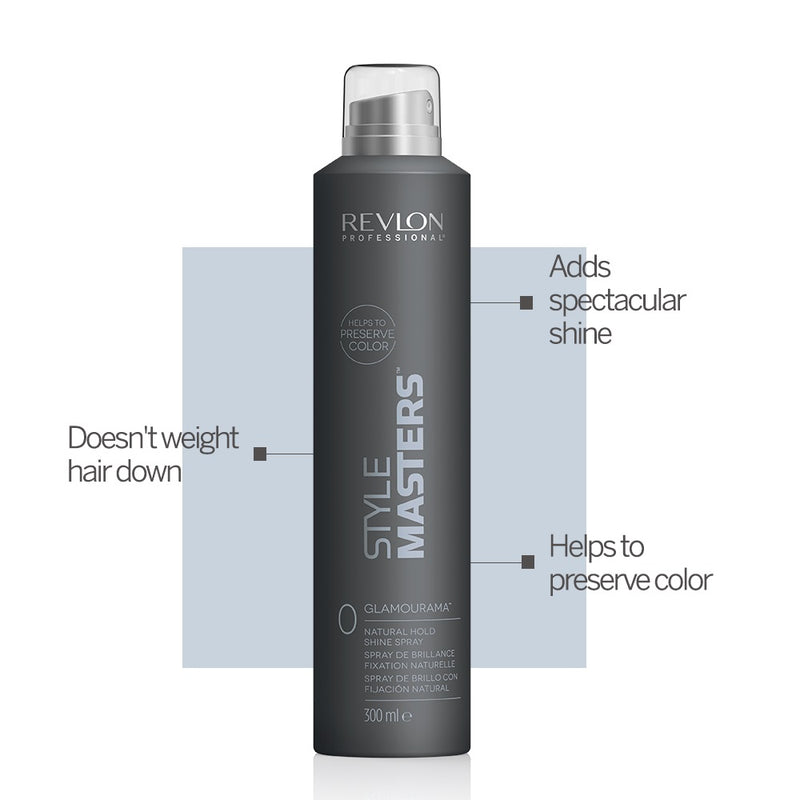 Revlon Professional Style Masters - Glamourama, Natural Hold Shine Spray 300ml
