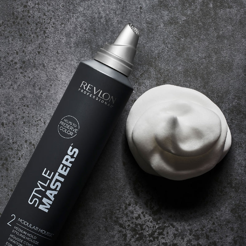 Revlon Professional Style Masters - Modular Mousse, Medium Hold Styling Mousse 300ml