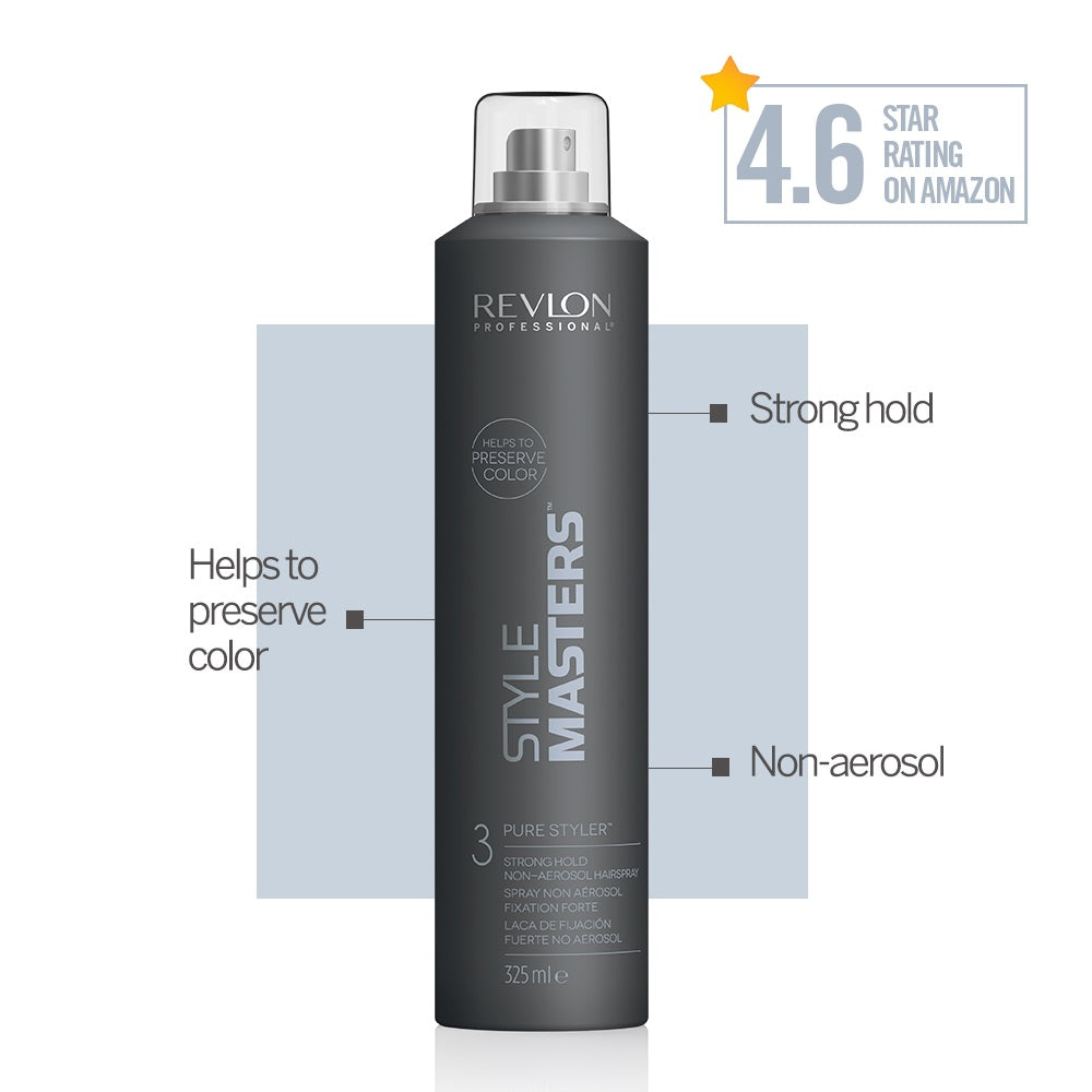 Revlon Professional Style Masters - Pure Styler, Strong Hold Non-aerosol Hairspray 325ml