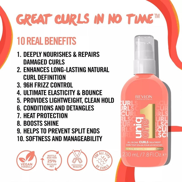Revlon Uniq One All In One Curls Treatment 230ml