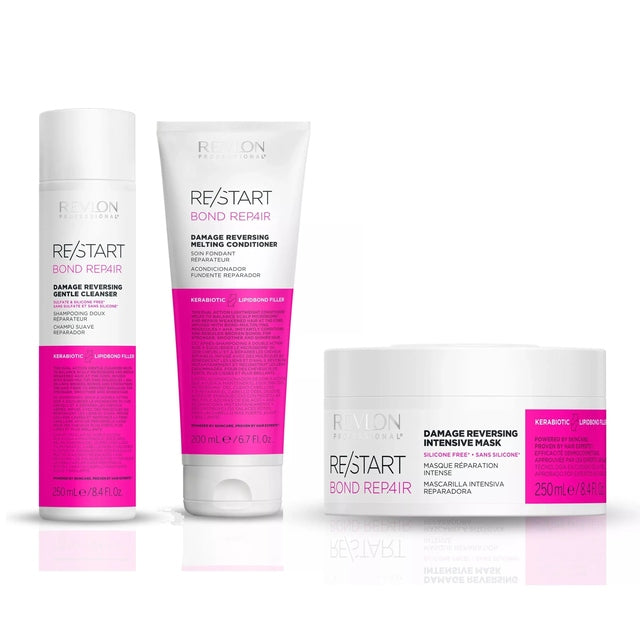 Revlon RE/START Bond Repair Trio Cleanser, Conditioner & Mask