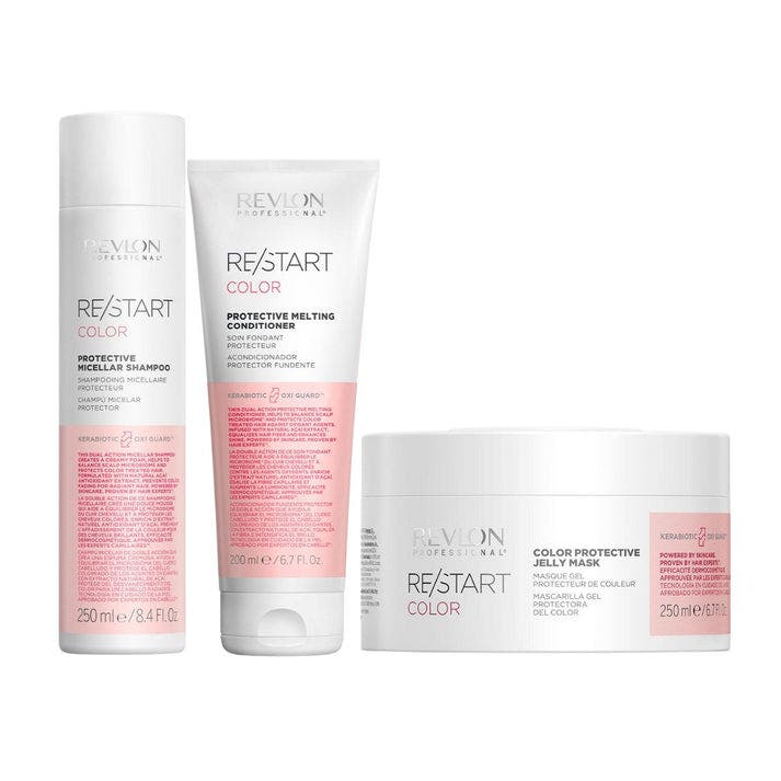 Revlon RE/START Color Trio Protective Micellar Shampoo,Conditioner & Mask