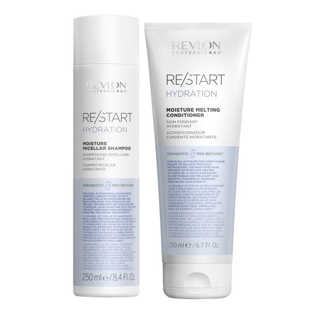 Revlon RE/START Hydration Moisture Micellar Shampoo and Hydration Moisture Melting Conditioner Duo