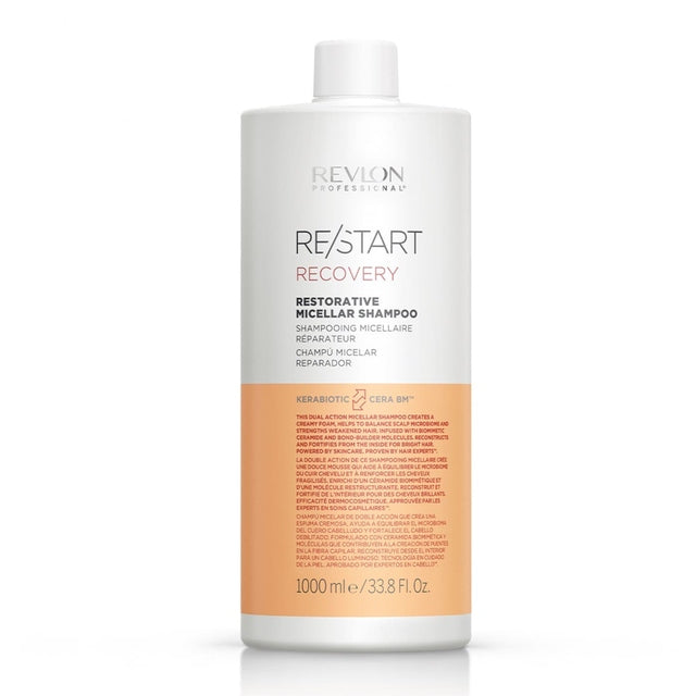 Revlon RE/START Recovery Restorative Micellar Shampoo 1000ml