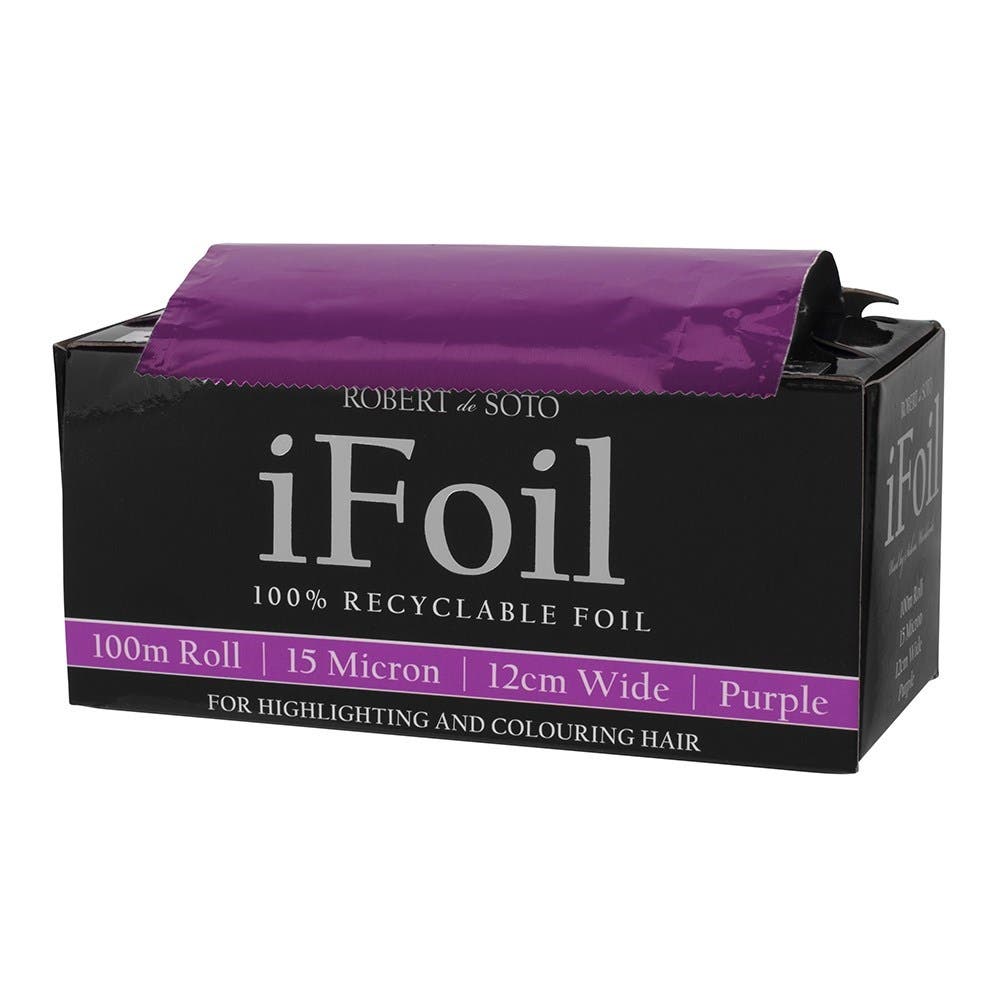 Robert De Soto 100m, 12cm Wide IFoil – 15 Micron, Purple 138020