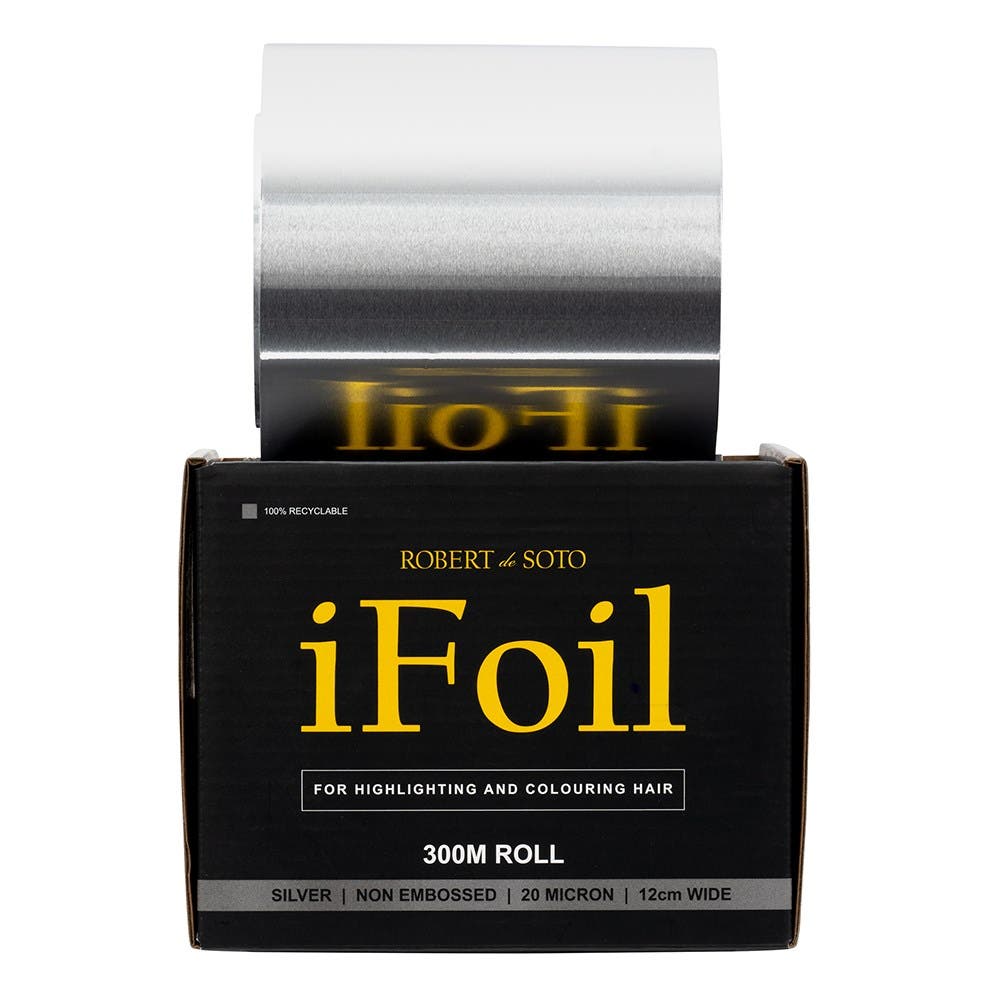 Robert De Soto 300m, 12cm Wide IFoil – 20 Micron, Silver 138024