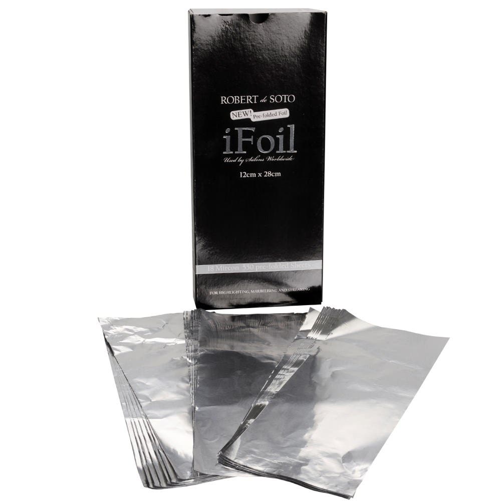 Robert de Soto Pre-Folded Silver iFoil - Large 18 Mircon 550 sheets 12.7cm x 28cm 138046