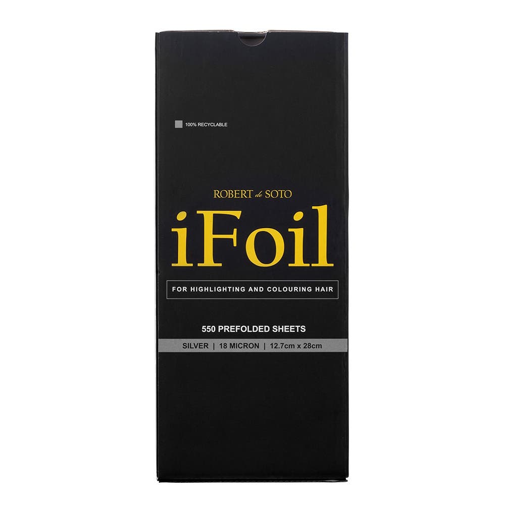 Robert de Soto Pre-Folded Silver iFoil - Large 18 Mircon 550 sheets 12.7cm x 28cm 138046