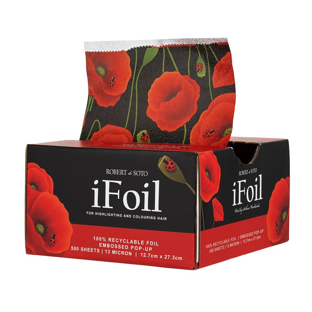 Robert de Soto iFoil Embossed Pop Up Poppy 500 Sheets 13 Micron 12.7cm x 27.3cm 137836