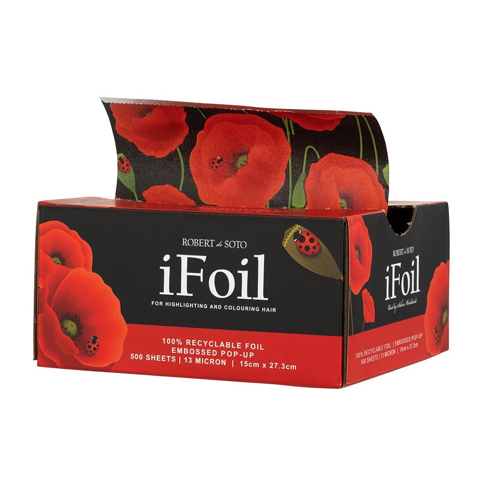 Robert de Soto iFoil Embossed Pop Up Poppy 500 Sheets 13 Micron 15cm x 27.3cm 137837