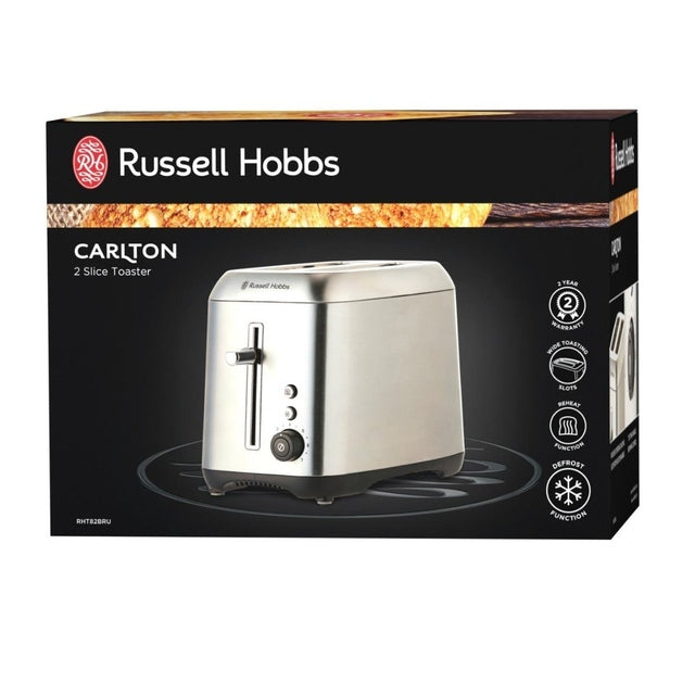 Russell Hobbs Carlton 2 Slice Toaster Brushed Stainless Steel