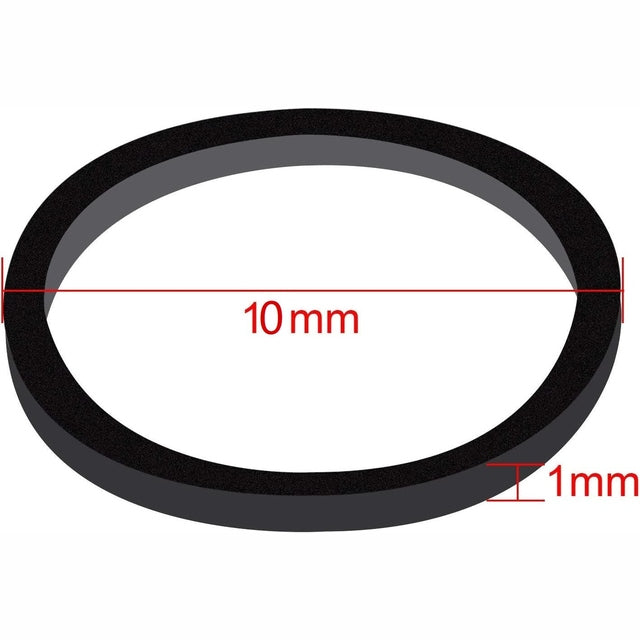 Black Rubber Bands for Hair Ties Small Elastics 300pcs