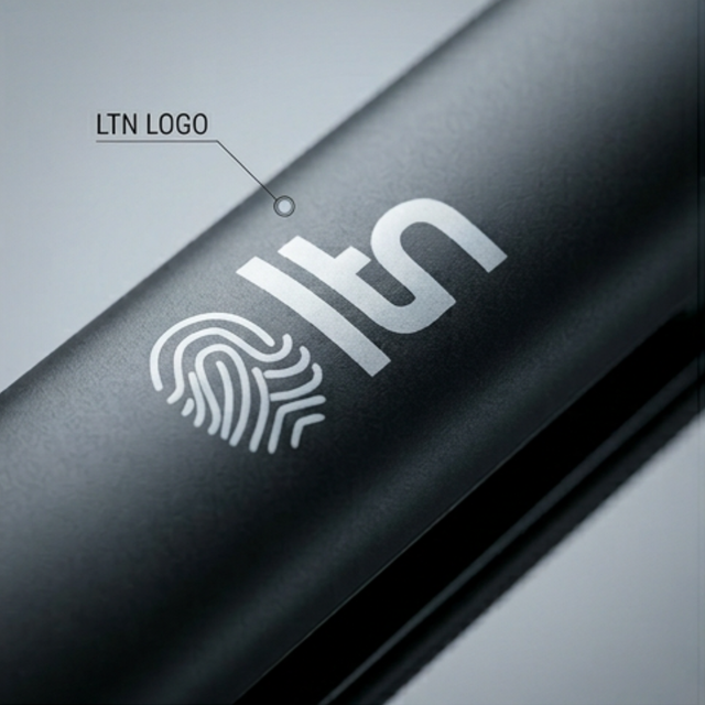 LTN logo printed on the body of the Original ceramic hair styler