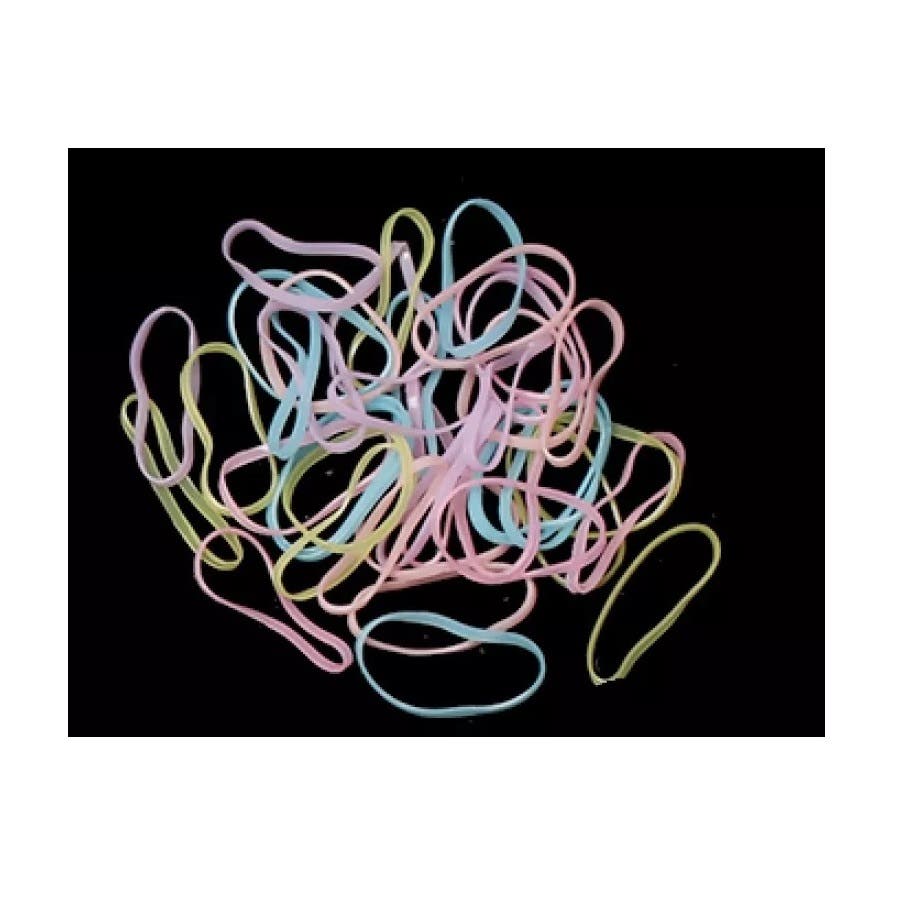 Women Elastic Rubber Band Ponytail Holder Hair Ties Rope 100pcs