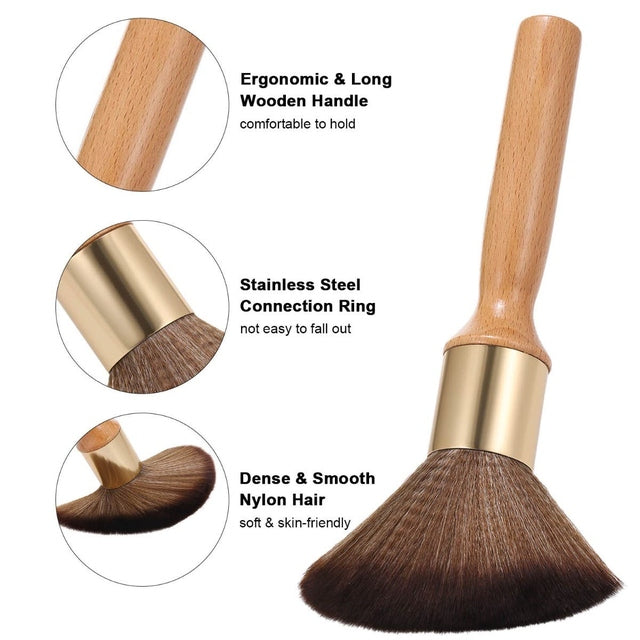 SSS Long Wooden Handle Large Neck Duster Brush