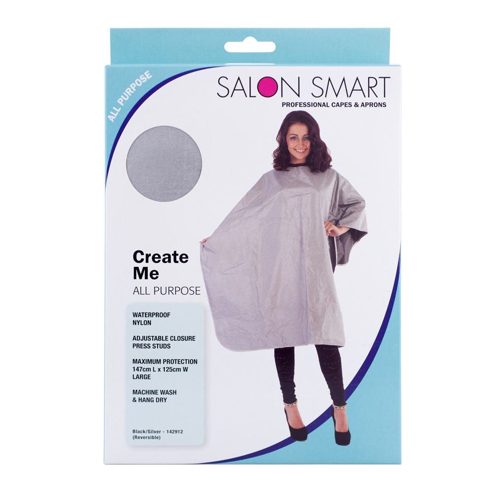 Salon Smart Create Me All Purpose Hairdressing Cape, Reversible 142912