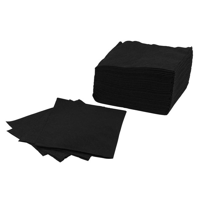 Salon Smart Disposable Towels Black 40x70cm - 50pk