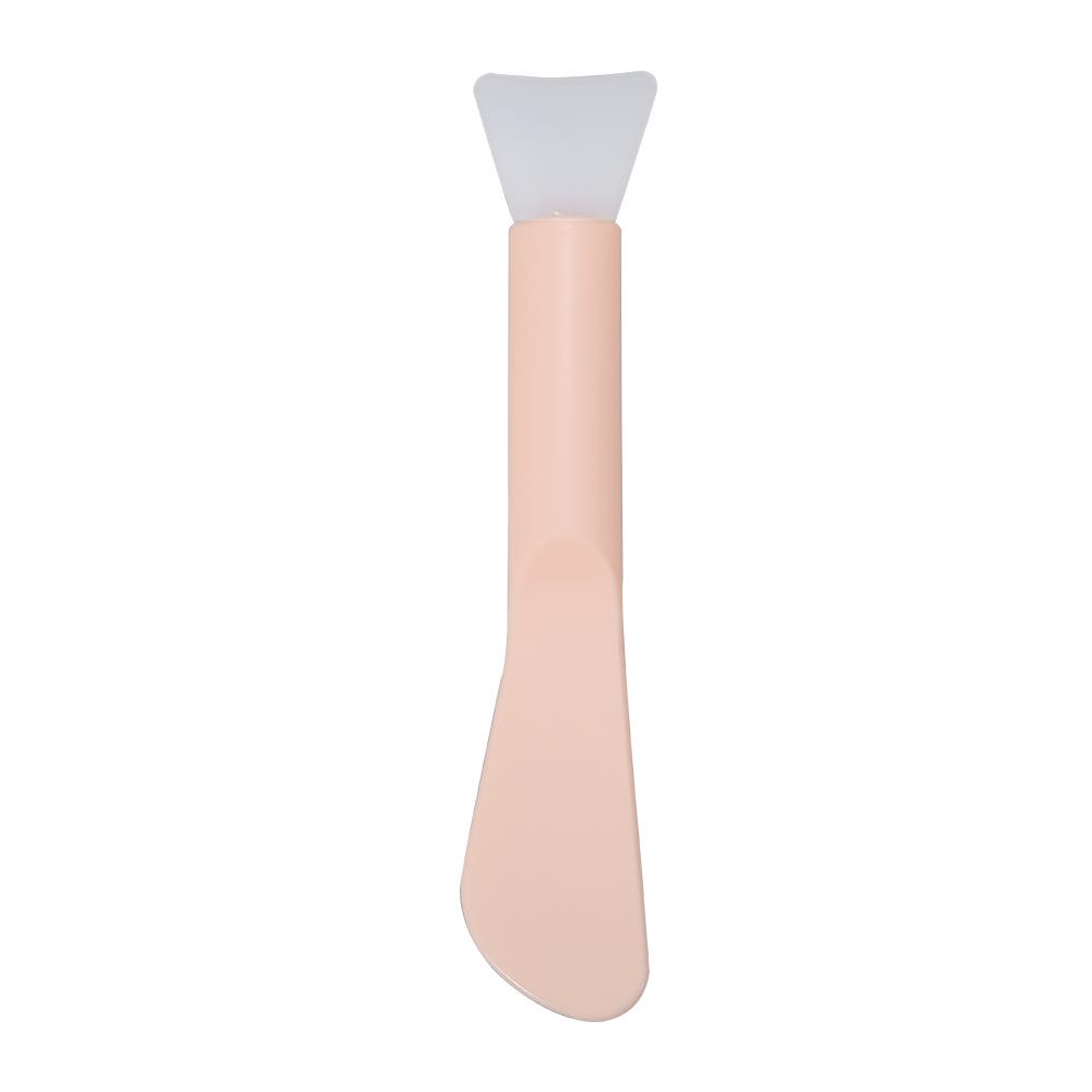 Silicone Beauty Mask Brush Dual Head - Pink