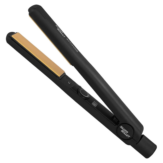 Silver Bullet Attitude Black Ceramic Hair Straightener