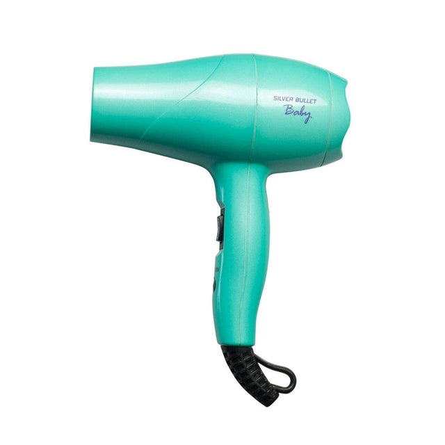 Silver Bullet Baby Travel Mini Hair Dryer & Diffuser - 1200W Dual Voltage