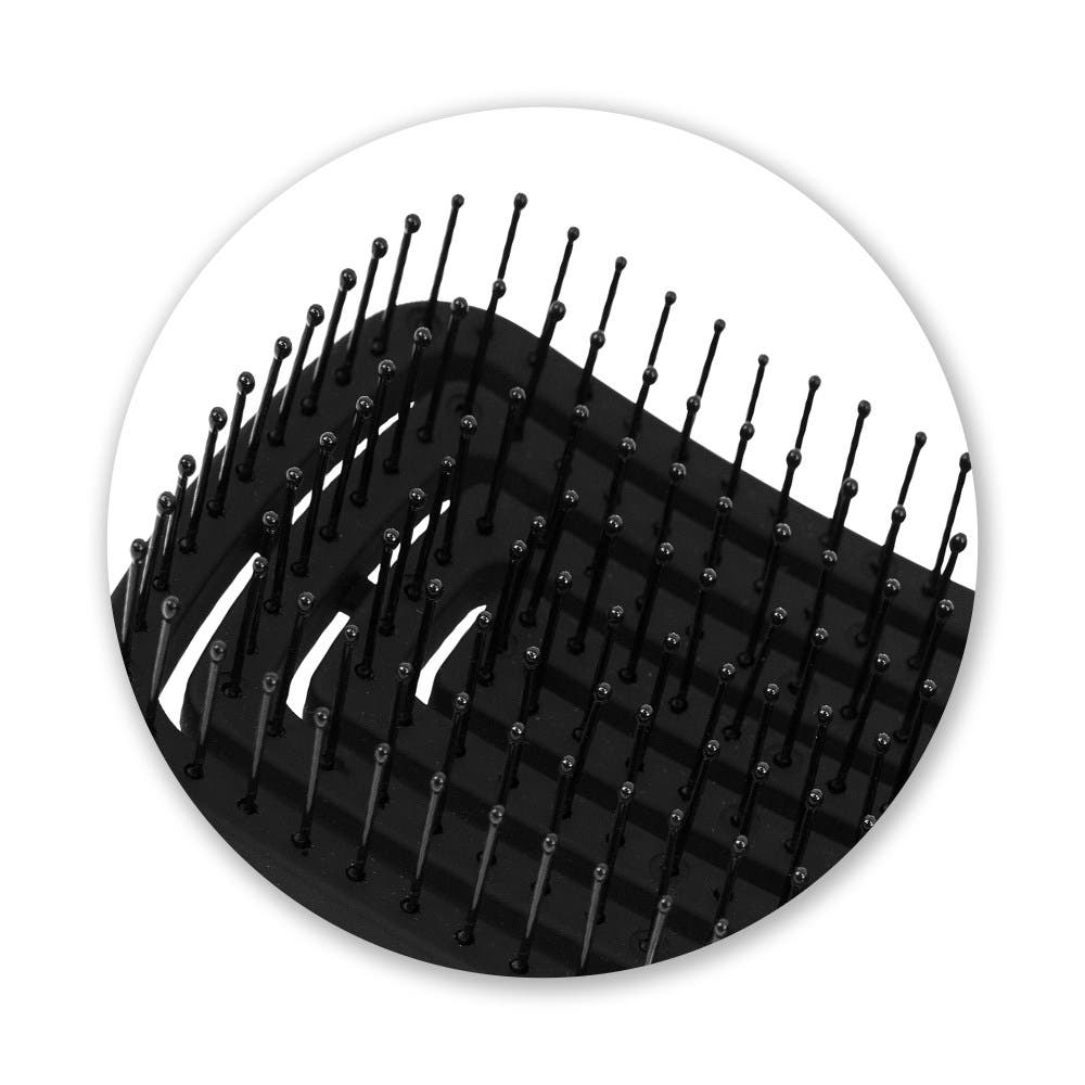 Silver Bullet Black Velvet Detangle Vent Hair Brush 111208
