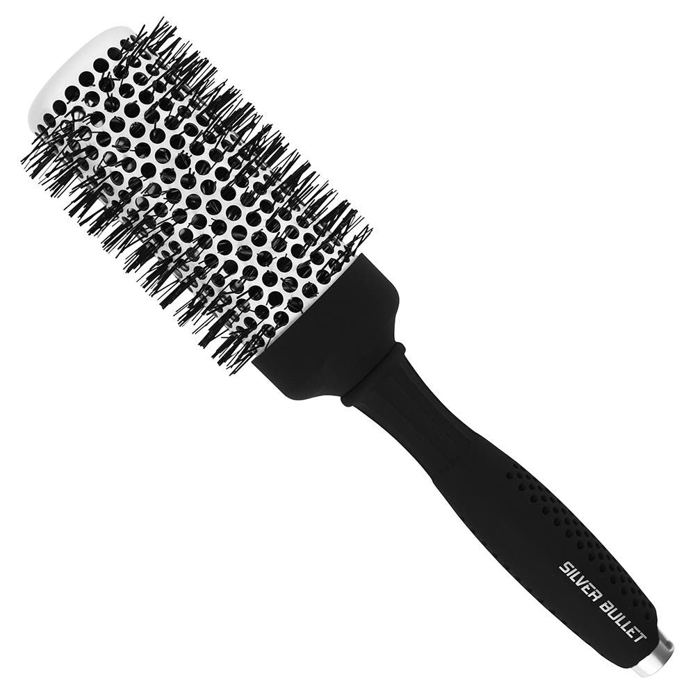 Silver Bullet Black Velvet Round Hot Tube Hair Brush, Large 60mm 111204