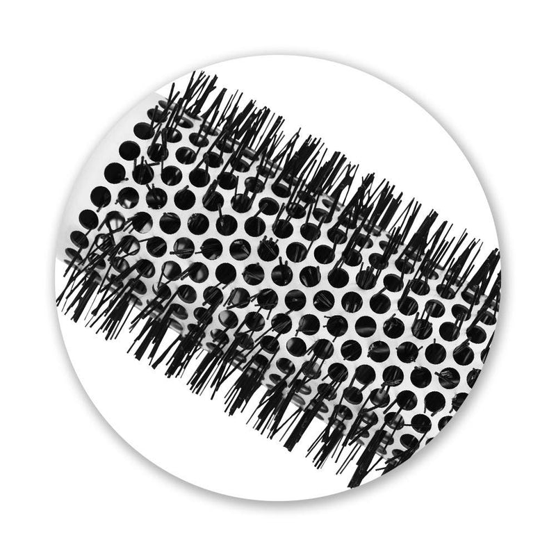 Silver Bullet Black Velvet Round Hot Tube Hair Brush, Large 60mm 111204