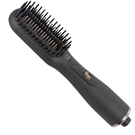 Silver Bullet Bliss 2-in-1 Hot Air Straightening Brush - Ionic Ceramic, Frizz-Free