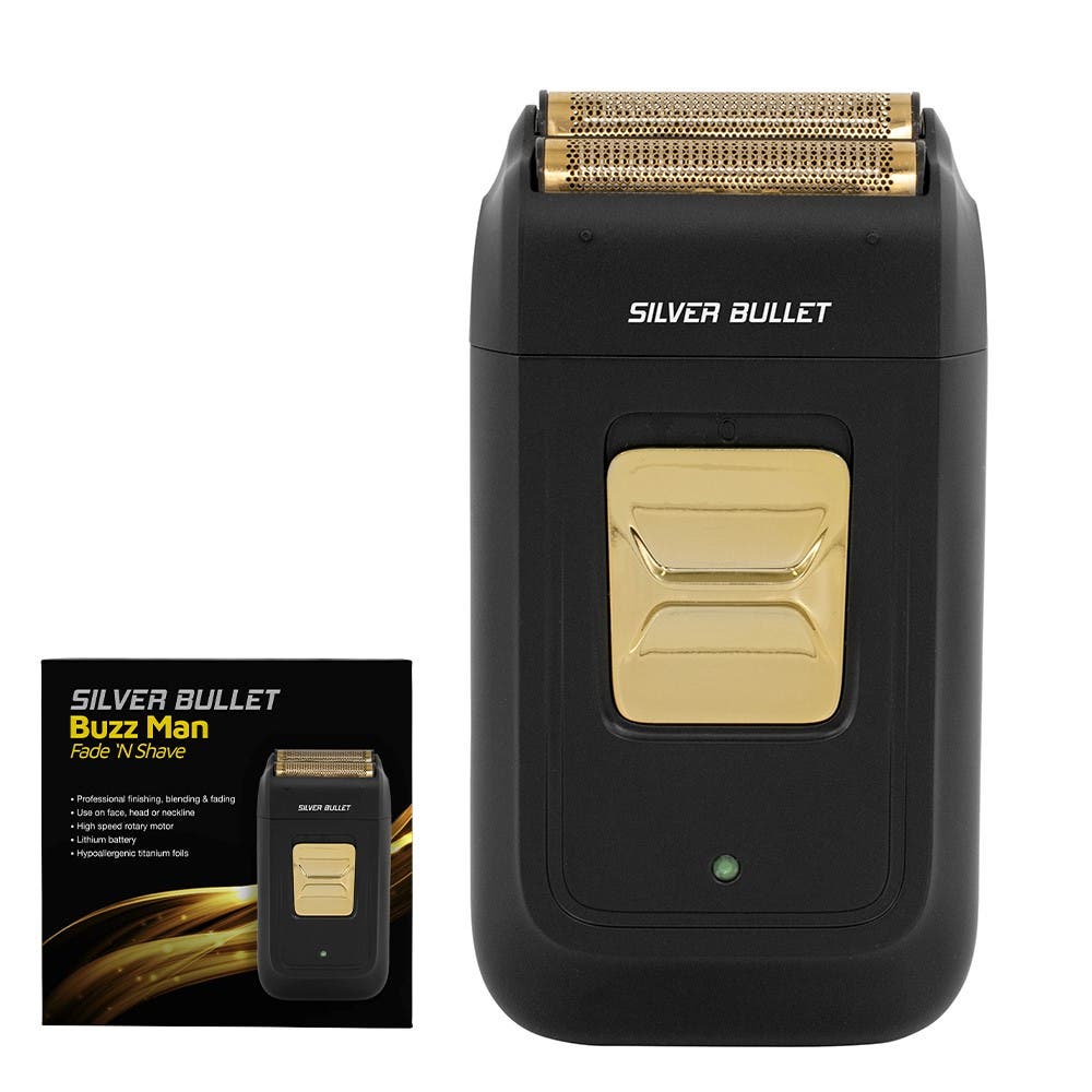 Silver Bullet BuzzMan Fade 'N Shave Gold Foil Shaver