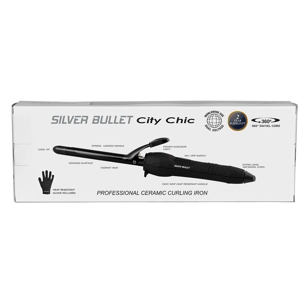 Silver Bullet 900676 City Chic Curling Iron 13mm