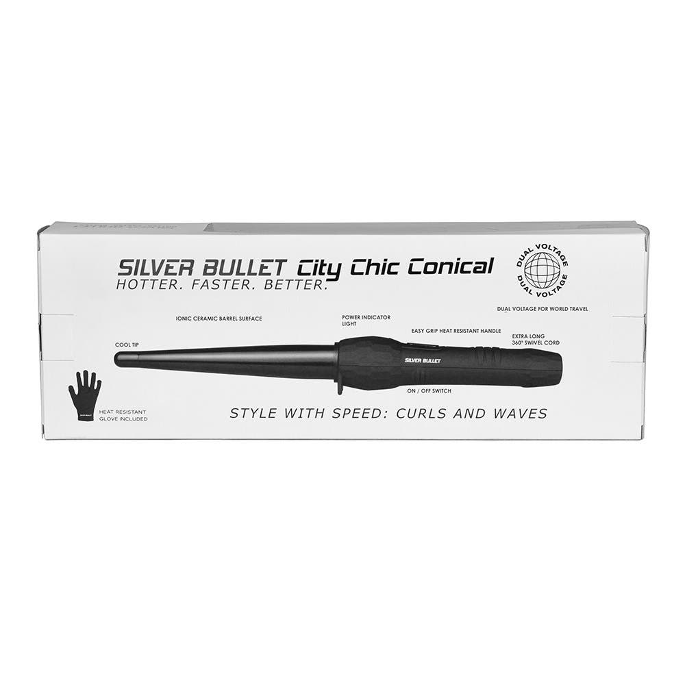 Silver Bullet City Chic Regular Conical Curling Iron