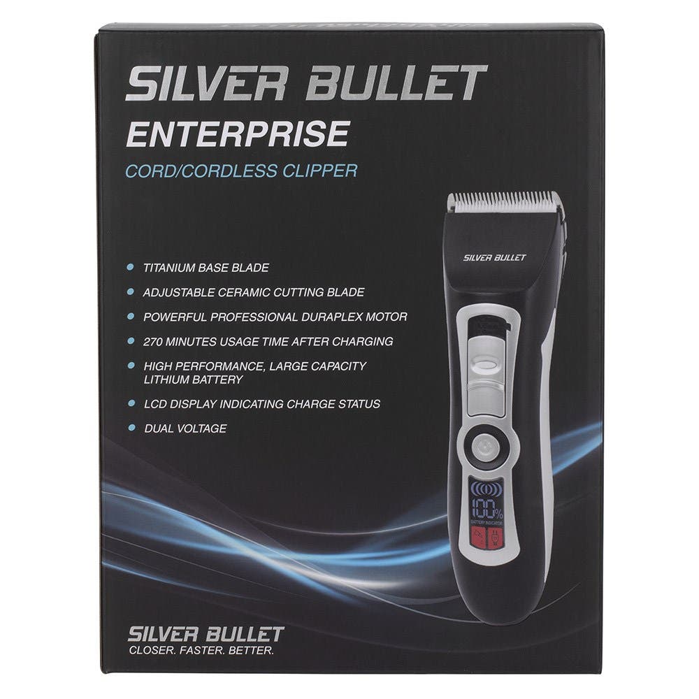 Silver Bullet Enterprise Cord/Cordless Hair Clipper