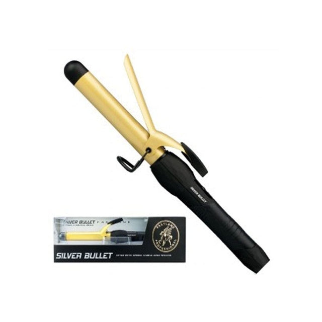 Silver Bullet FASTLANE Dual Voltage Curling Iron 19 , 25, 32, or 38mm Gold Ceramic Curler * Choose Size