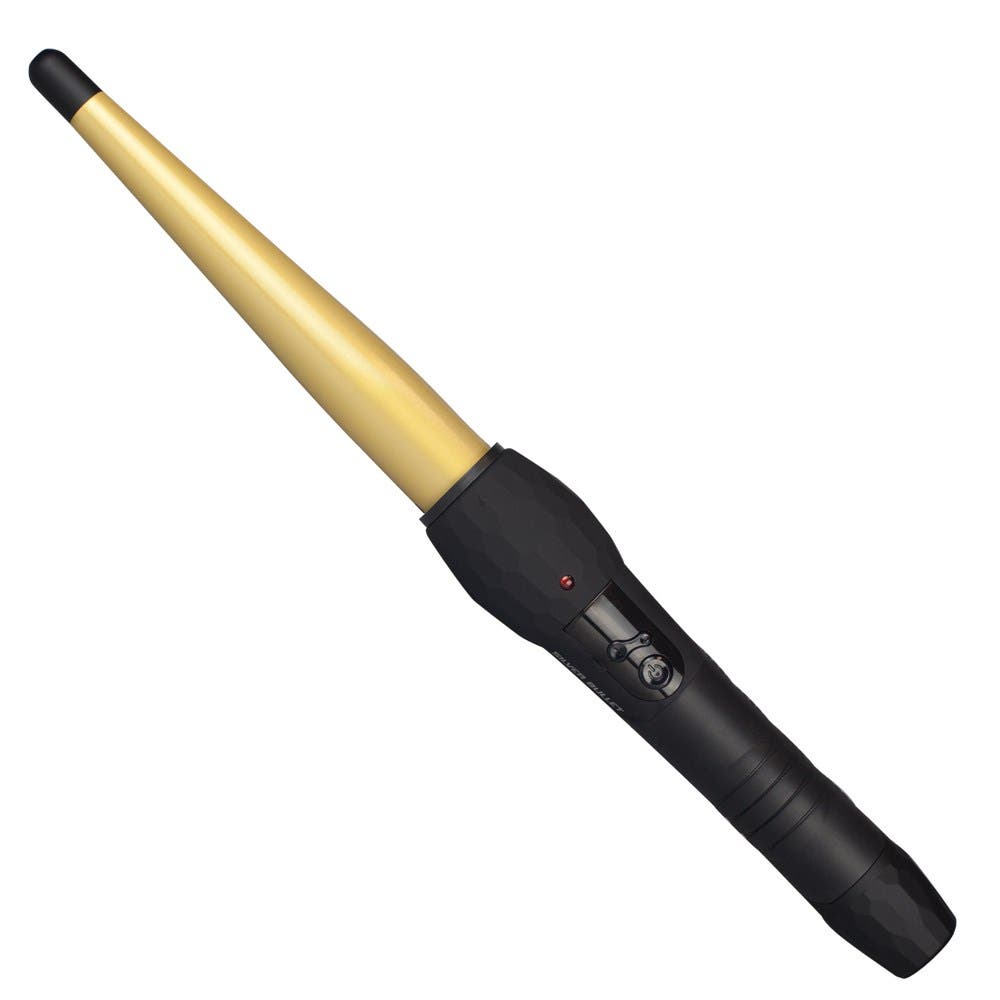 Silver Bullet Fastlane Ceramic Conical Curling Iron Gold *Choose size