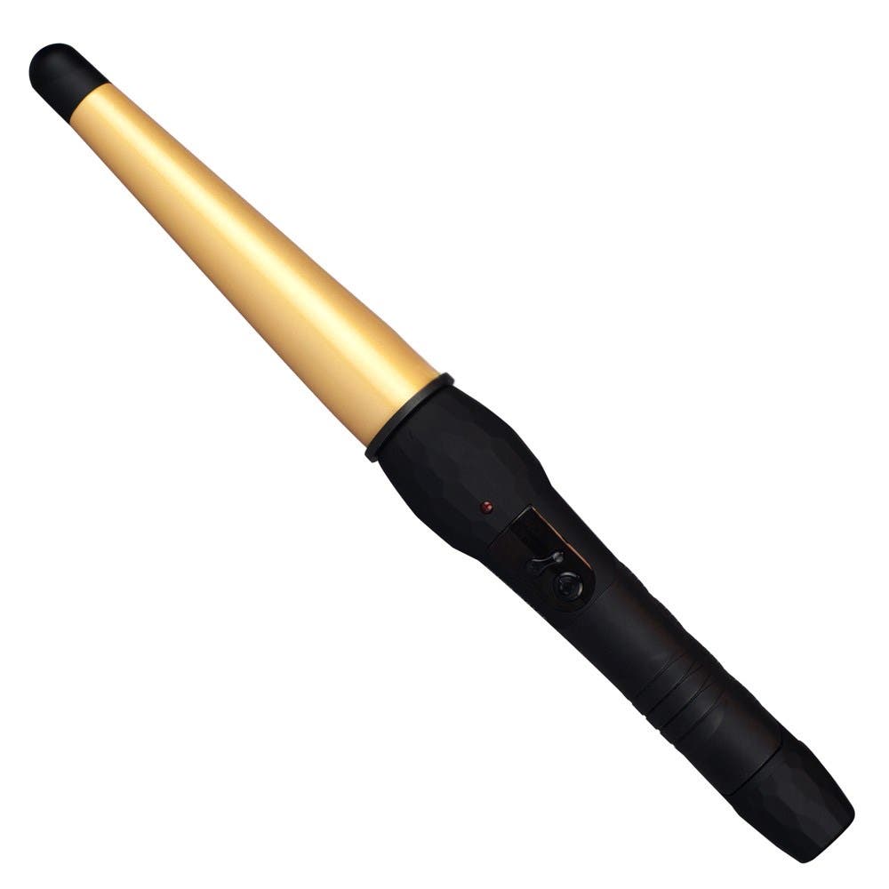 Silver Bullet Fastlane Ceramic Conical Curling Iron Gold *Choose size