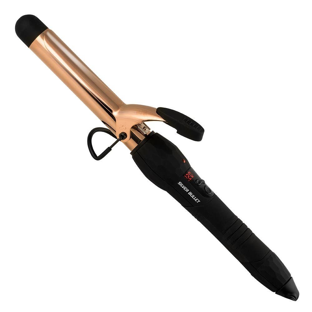 Silver Bullet Fastlane Titanium Rose Gold 25mm Curling Iron 900874