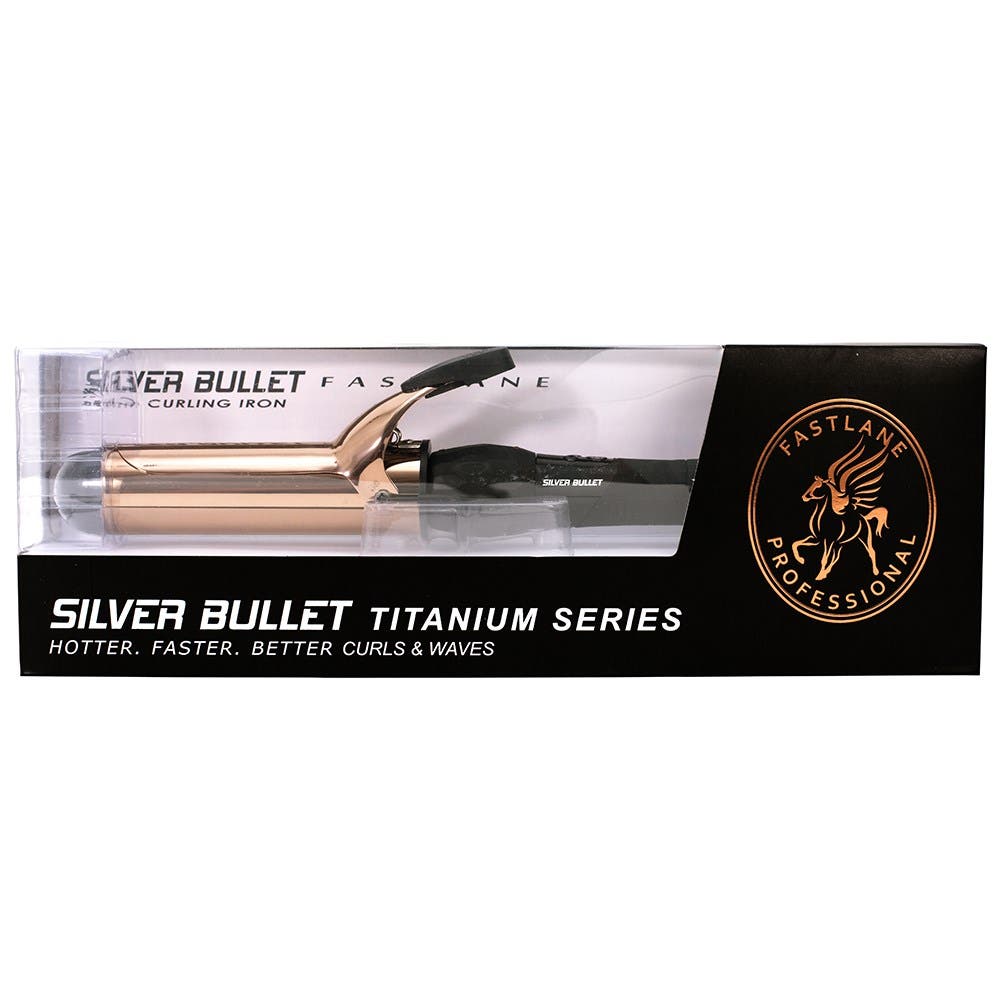 Silver Bullet Fastlane Titanium Rose Gold 38mm Curling Iron 900872