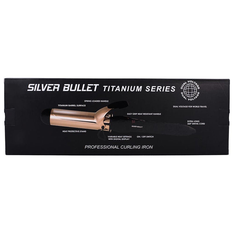 Silver Bullet Fastlane Titanium Rose Gold 38mm Curling Iron 900872