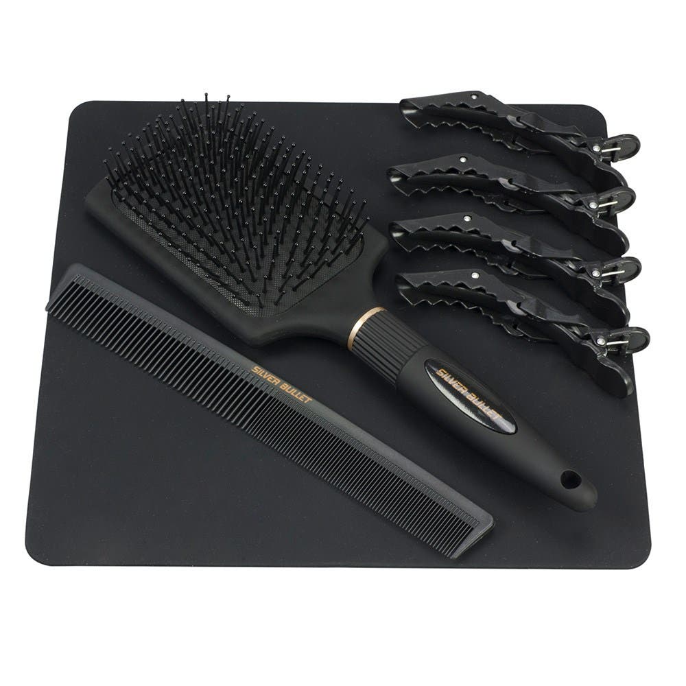 Silver Bullet Gold Straightener - Keratin 230 Titanium Professional Hair Iron
