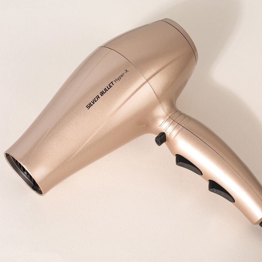 Silver Bullet Hyper X Professional Hair Dryer - Champagne Gold