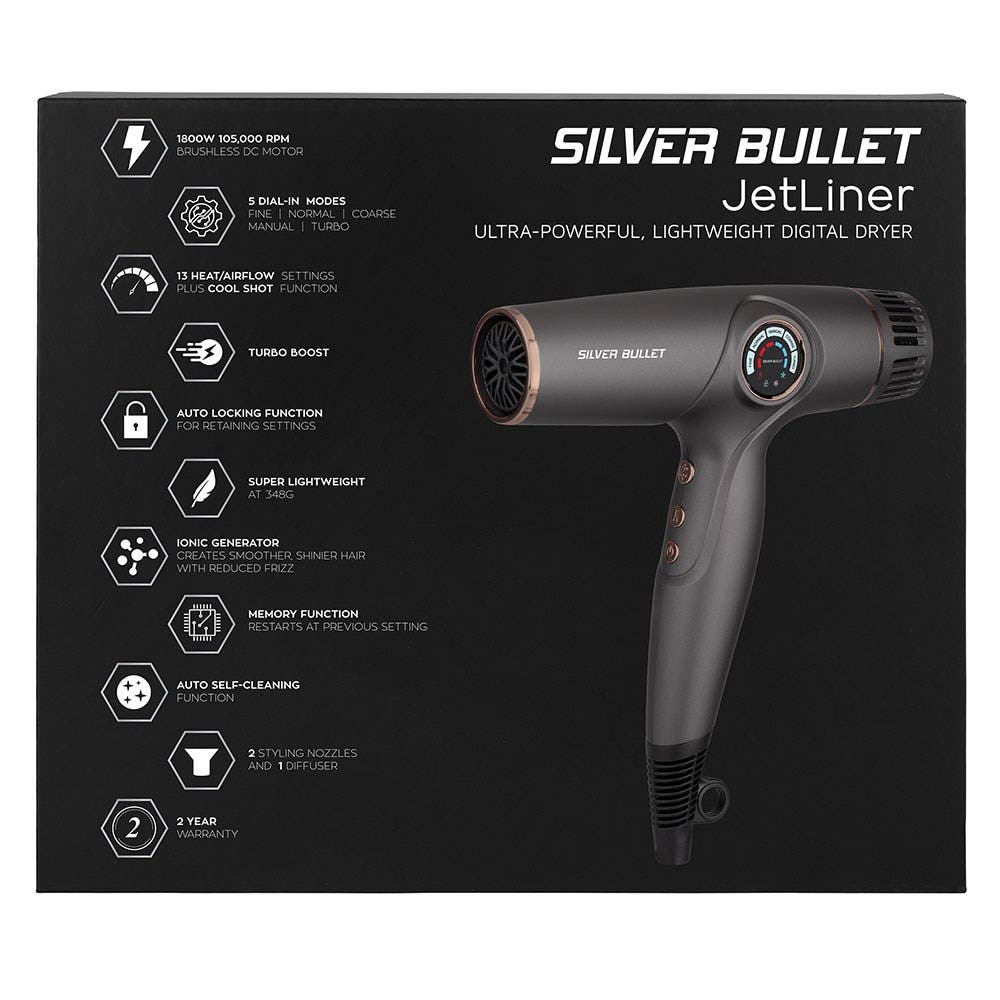 Silver Bullet JetLiner Digital Hair Dryer
