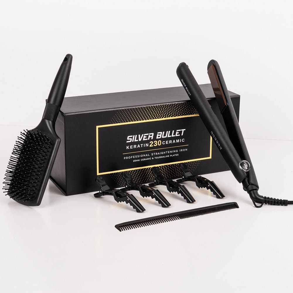 Silver Bullet Keratin 230 Ceramic/Tourmaline DIGITAL Straightener - 25mm