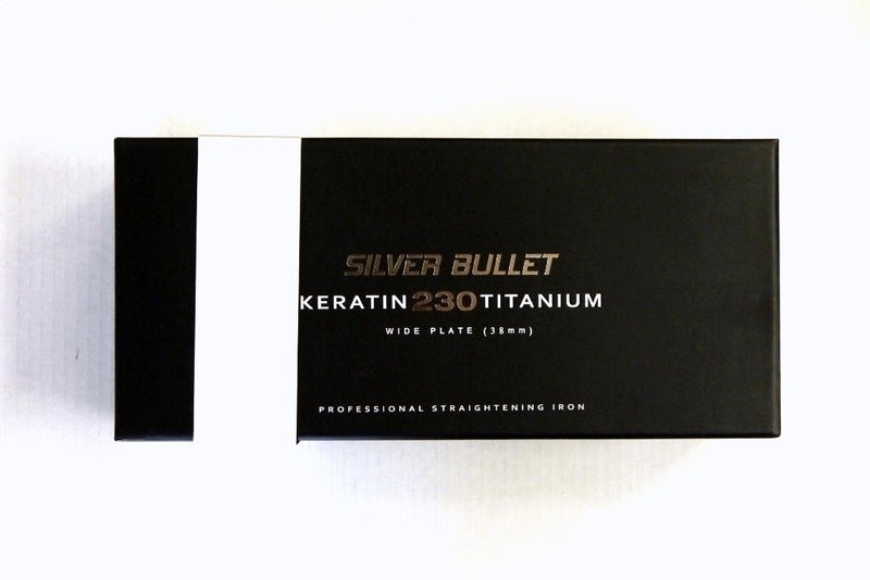 Silver Bullet Keratin Titanium 230 Silver WIDE Hair Straightener